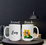 Custom Vintage White Coffee Mug