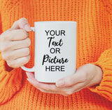 Custom Vintage White Coffee Mug