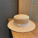 Woven Raffia Straw Hat Vintage  Female Sunscreen Sunshade