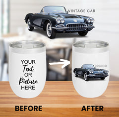 Personalized Vintage Wine Tumbler