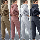 Stylish Vintage Women's Oversize Hoodie & Joggers