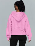 Vintage  Zipper Hoodie Sweatshirt