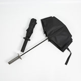 Vintage  Creative Three Fold Automatic Samurai Umbrella