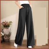 Korean Linen Wide Leg Summer Pants