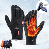 Vintage Waterproof Winter Riding Gloves