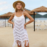 European And American Vintage Knitted Halter Dress