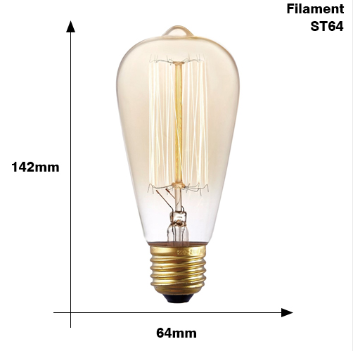 Retro Vintage Edison Bulb for Home Decor