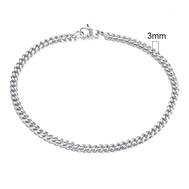 Vintage Men's Chunky Curb Chain Bracelet