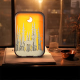 Minimalist Vintage Woodcarving Night Light