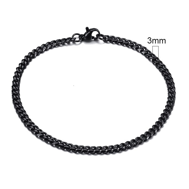 Vintage Men's Chunky Curb Chain Bracelet