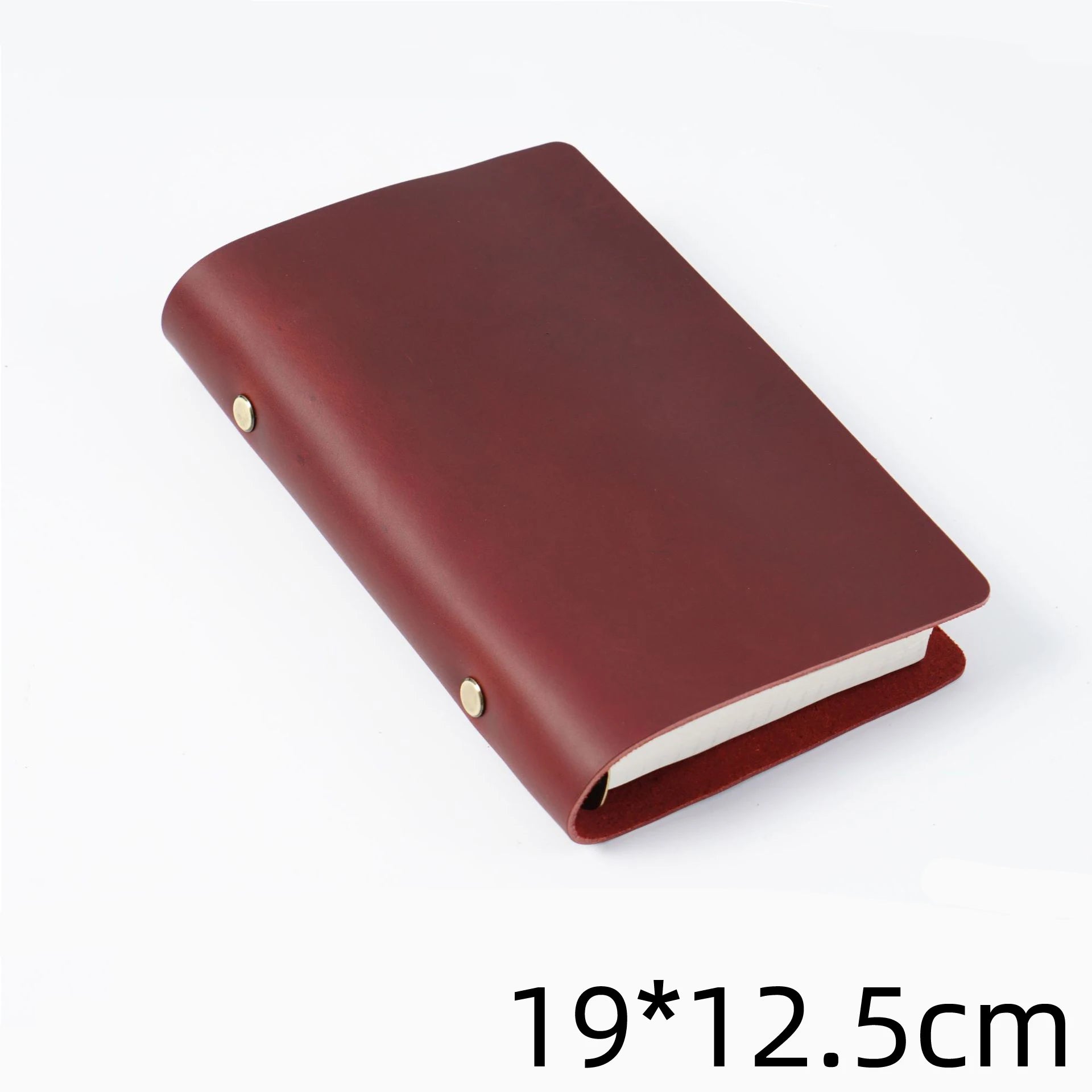 Vintage Real Cow Leather Cover Notebook