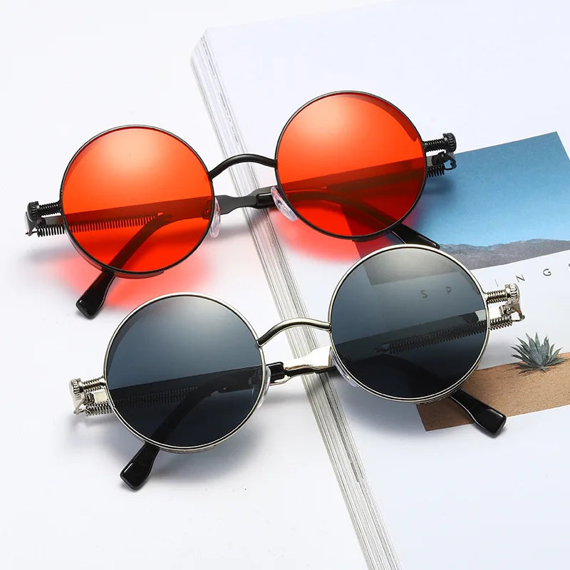 Vintage Steampunk Sunglasses Men Women