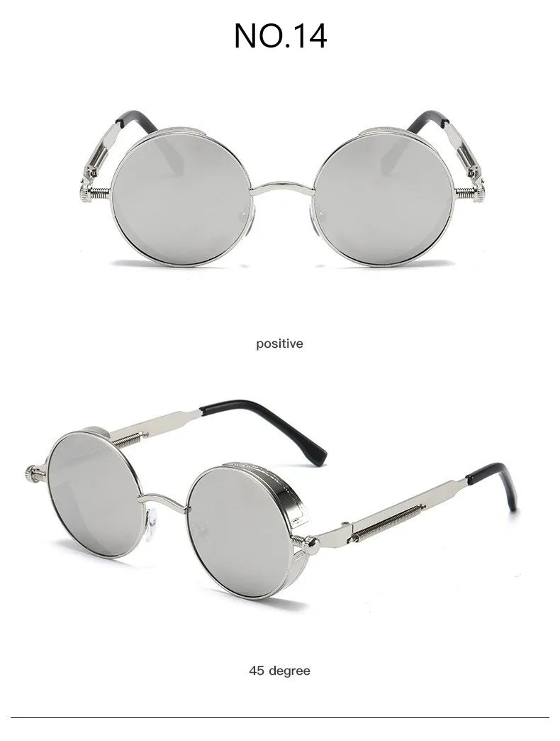 Vintage Steampunk Sunglasses Men Women