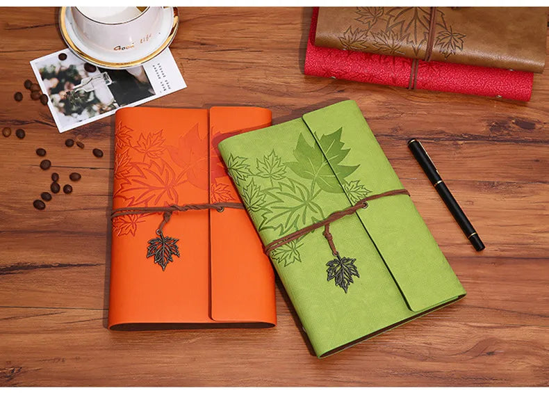 Travelers Vintage Notebook PU Leather Blank Kraft Diary Note Book