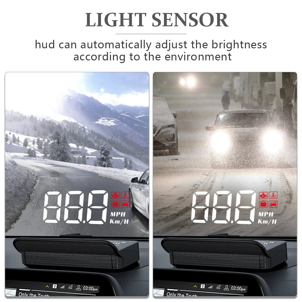 Vintage Digital Car Speedometer Projector Display