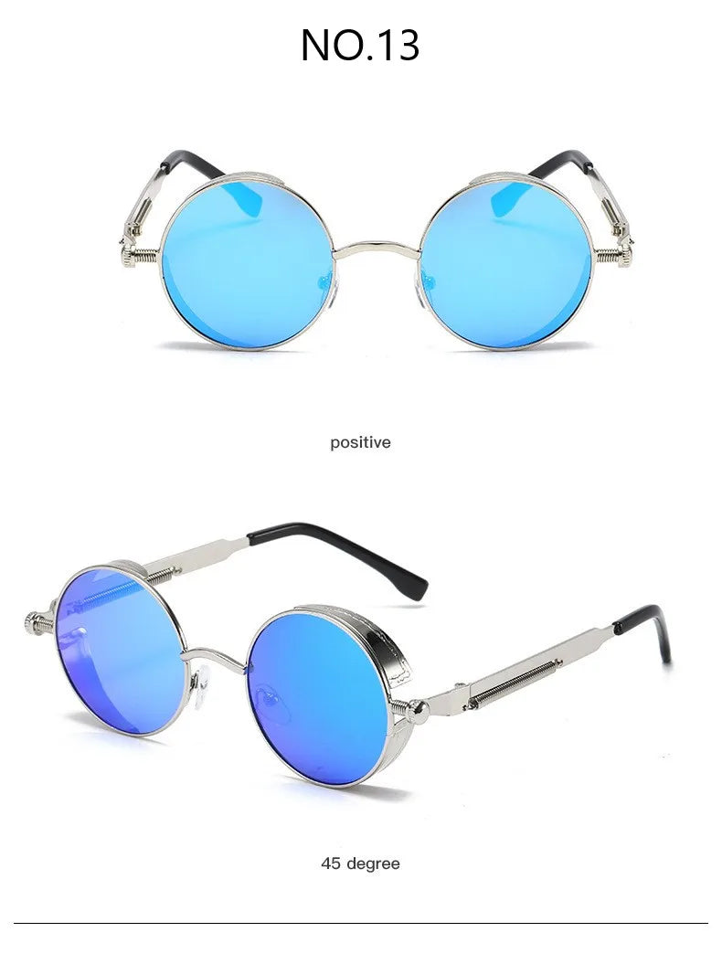 Vintage Steampunk Sunglasses Men Women