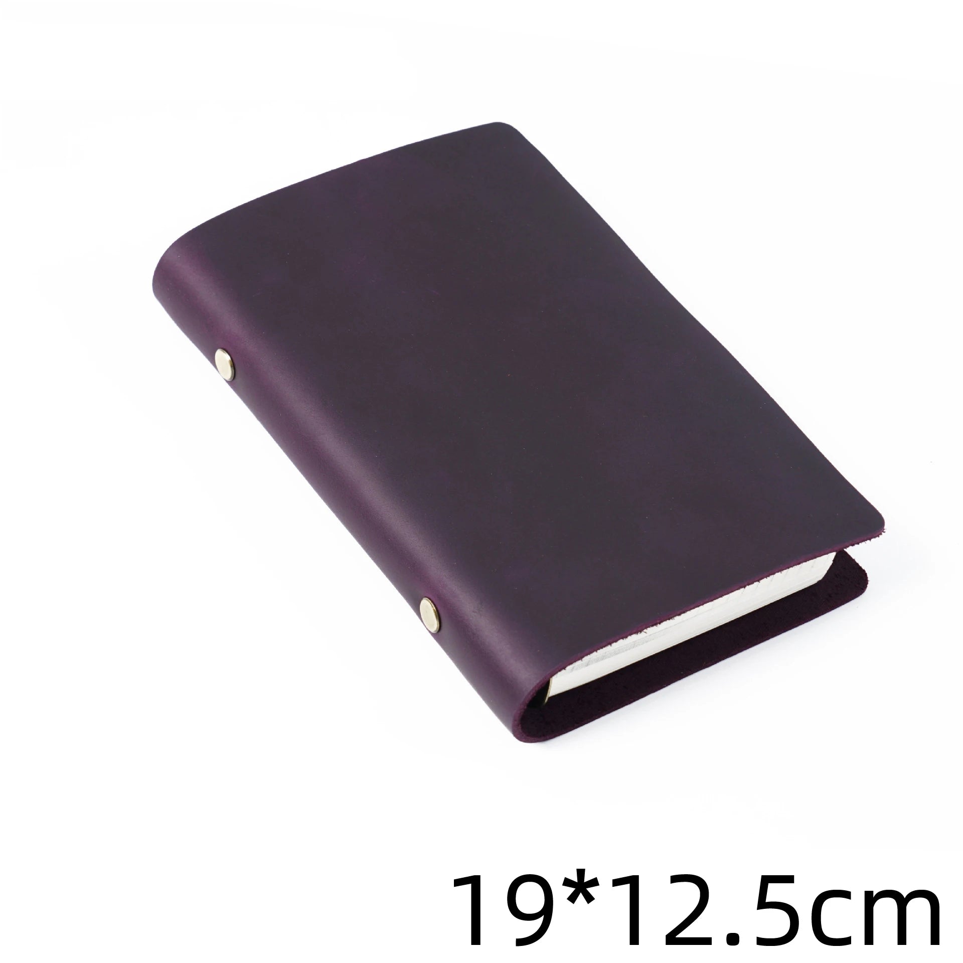 Vintage Real Cow Leather Cover Notebook