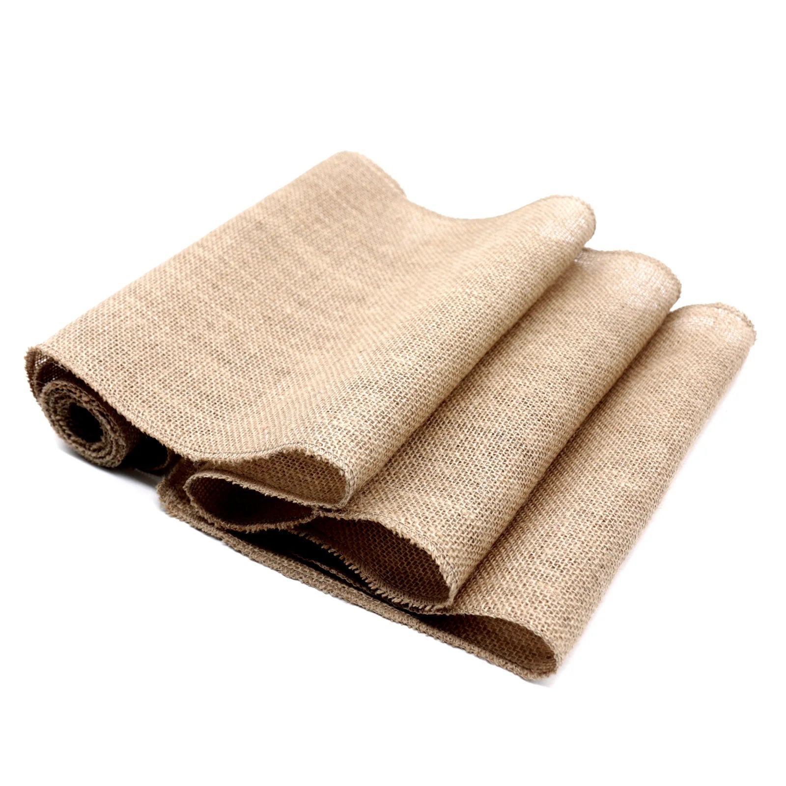 Vintage Natural Jute Linen Table Runner