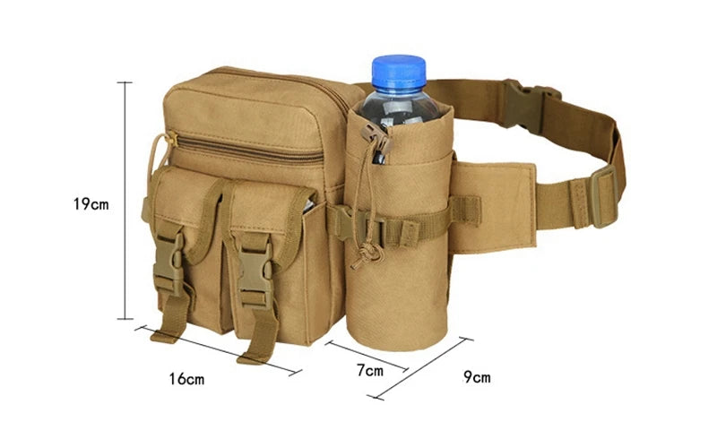 Tactical Nylon Waist Pack Hiking Vintage Bag