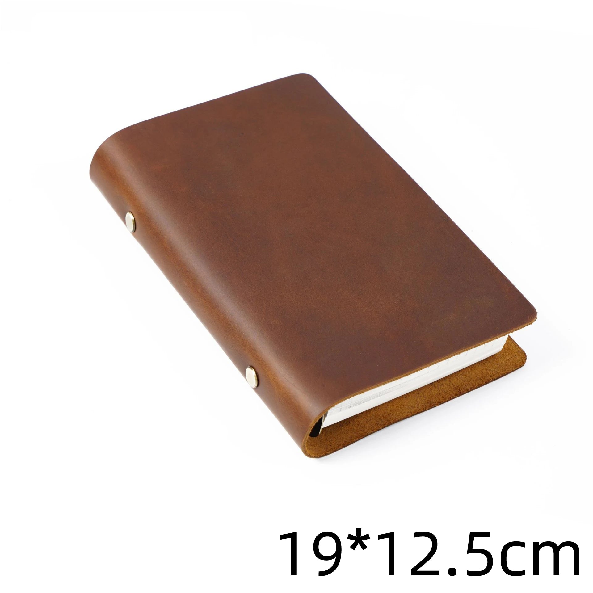 Vintage Real Cow Leather Cover Notebook