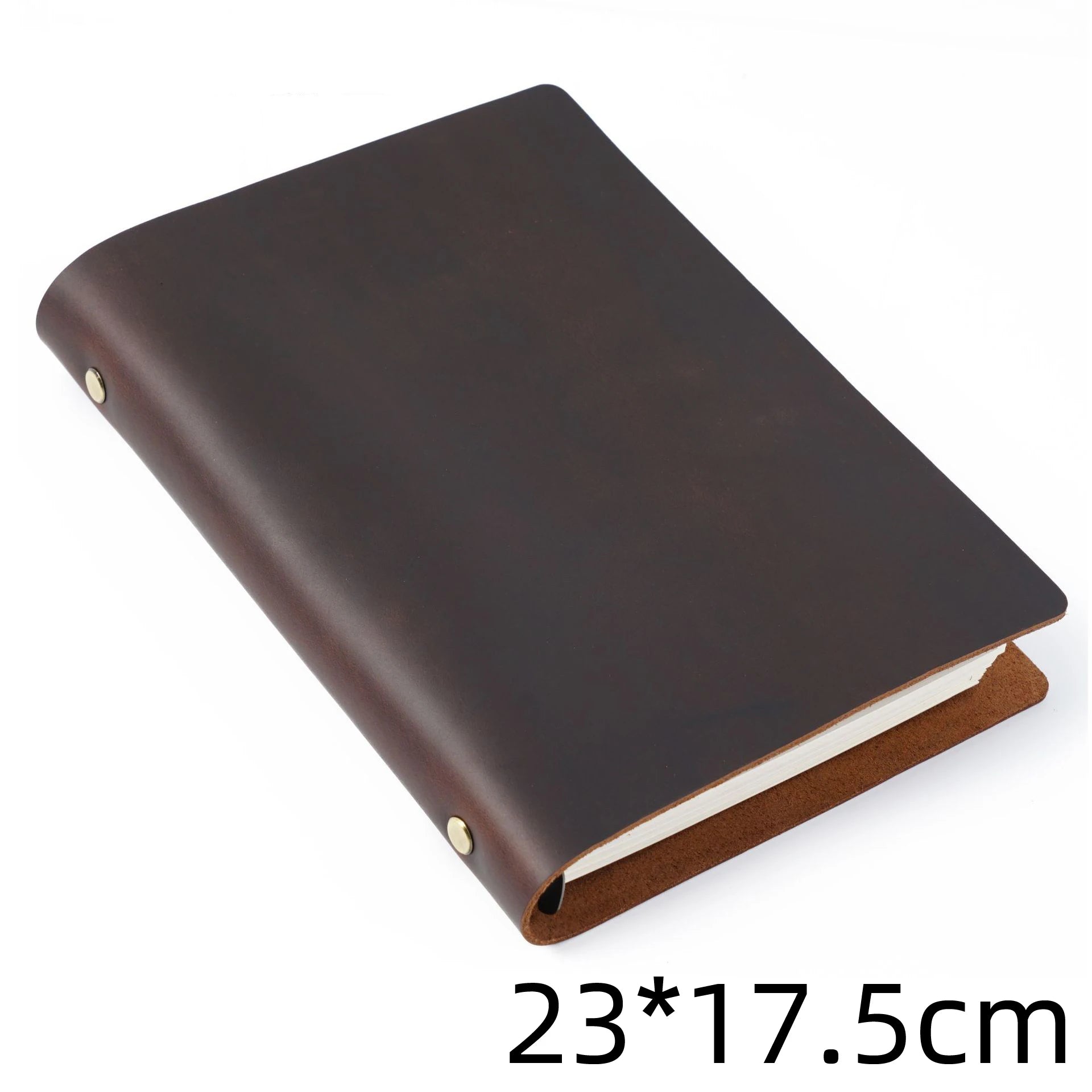 Vintage Real Cow Leather Cover Notebook