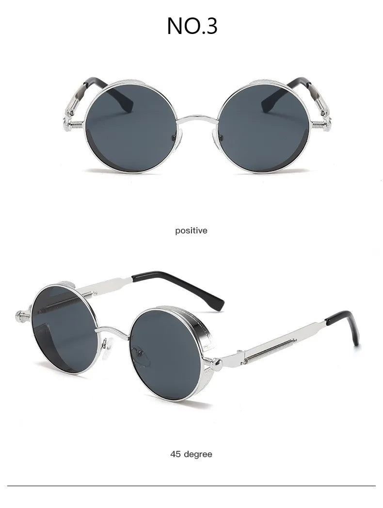 Vintage Steampunk Sunglasses Men Women