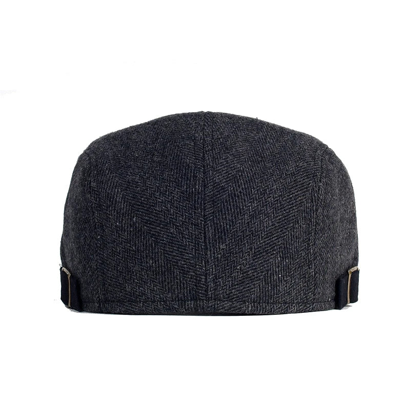 Men's Winter Wool Vintage Newsboy Cap