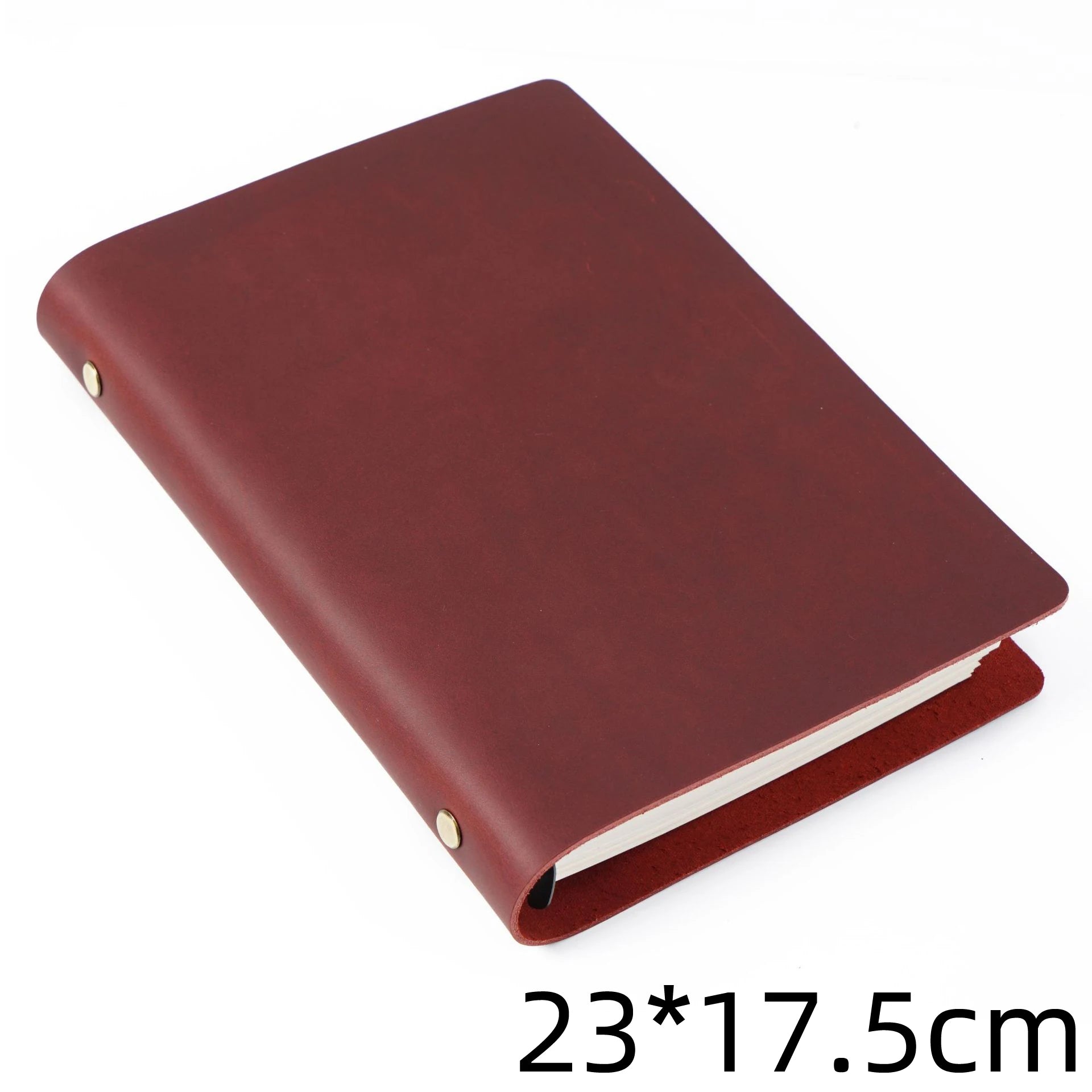 Vintage Real Cow Leather Cover Notebook