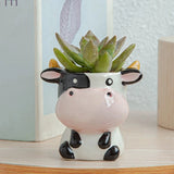 Vintage Nordic Ceramic Animal Pots for Succulents