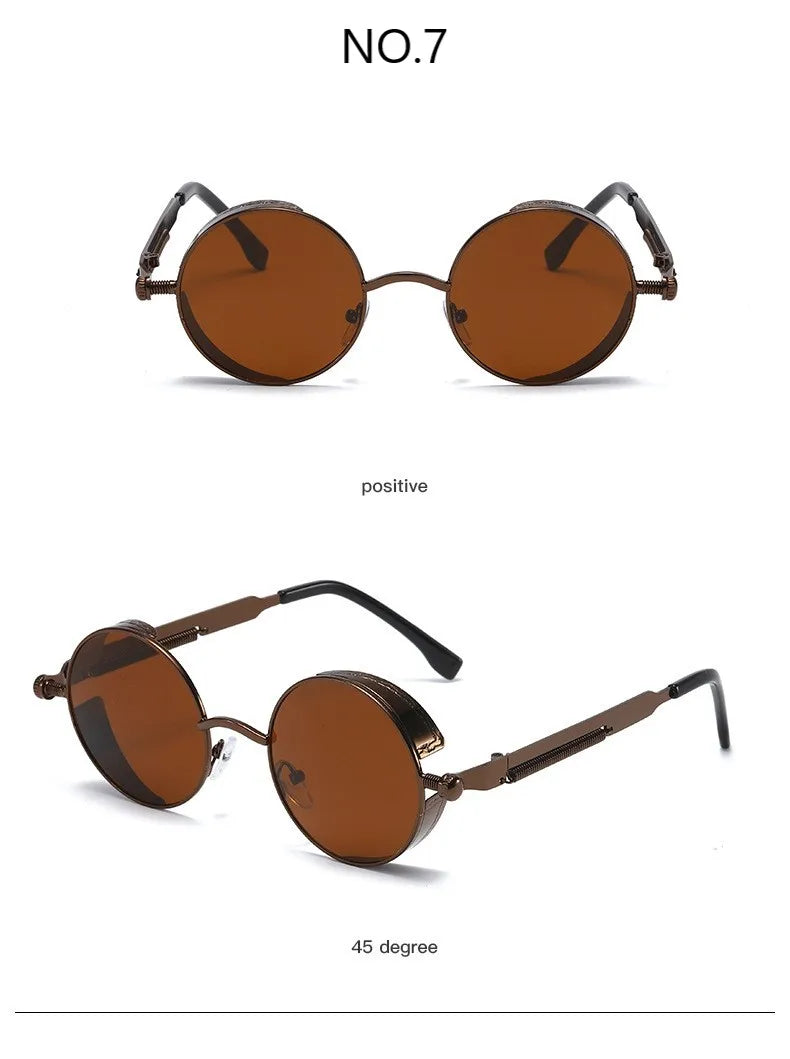 Vintage Steampunk Sunglasses Men Women