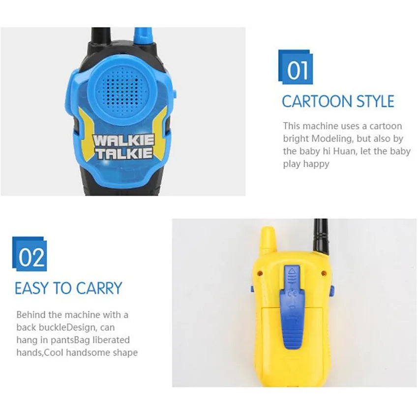 Mini Portable Walkie Talkies for Kids