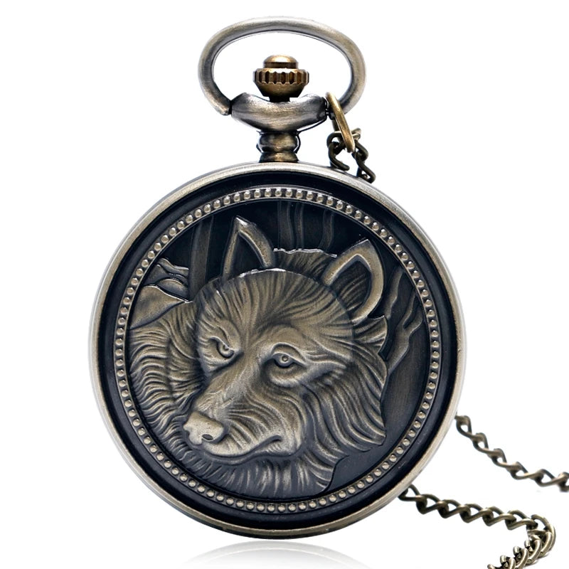 Vintage Japanese Anime Theme Quartz Pocket Watch