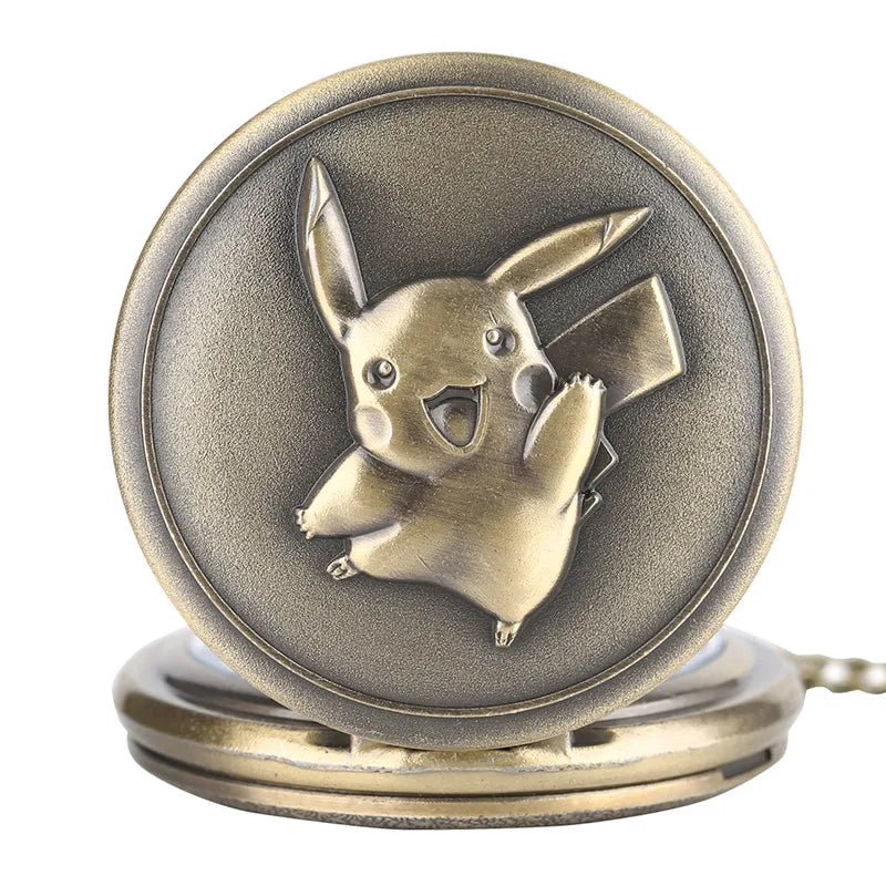 Vintage Japanese Anime Theme Quartz Pocket Watch