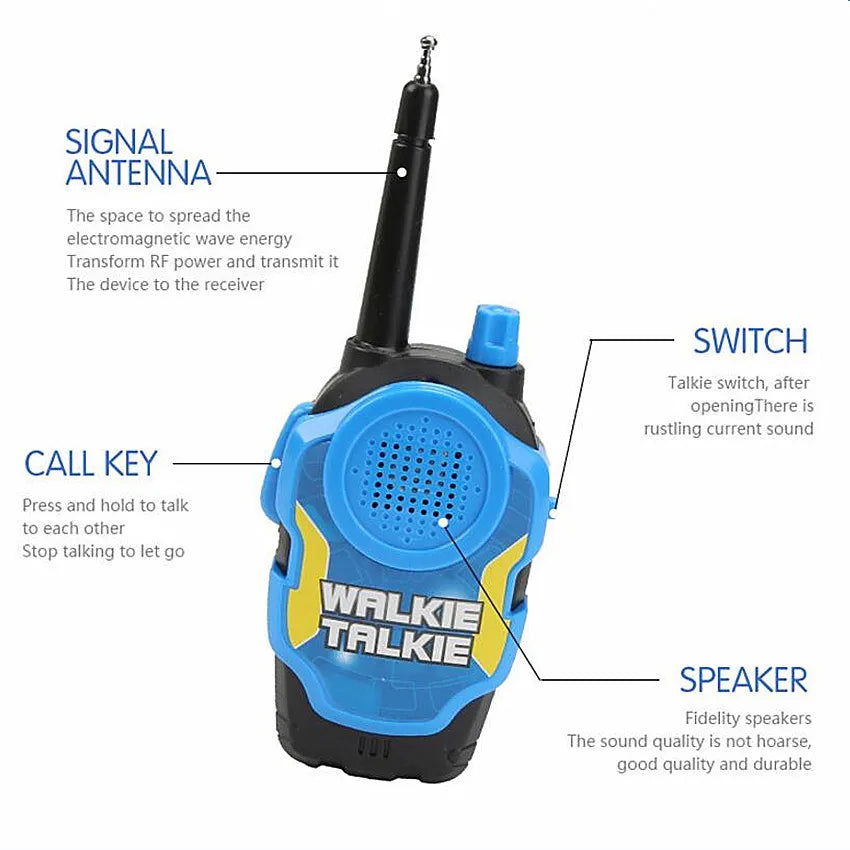 Mini Portable Walkie Talkies for Kids