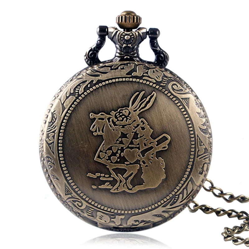 Vintage Japanese Anime Theme Quartz Pocket Watch