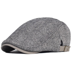 Men's Winter Wool Vintage Newsboy Cap