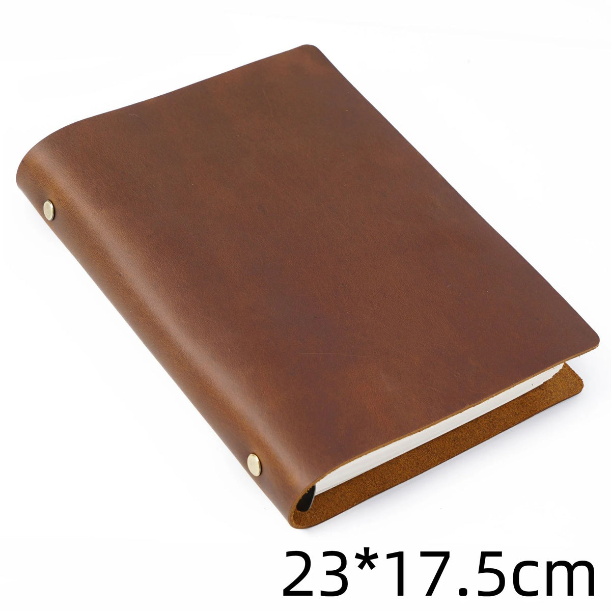 Vintage Real Cow Leather Cover Notebook