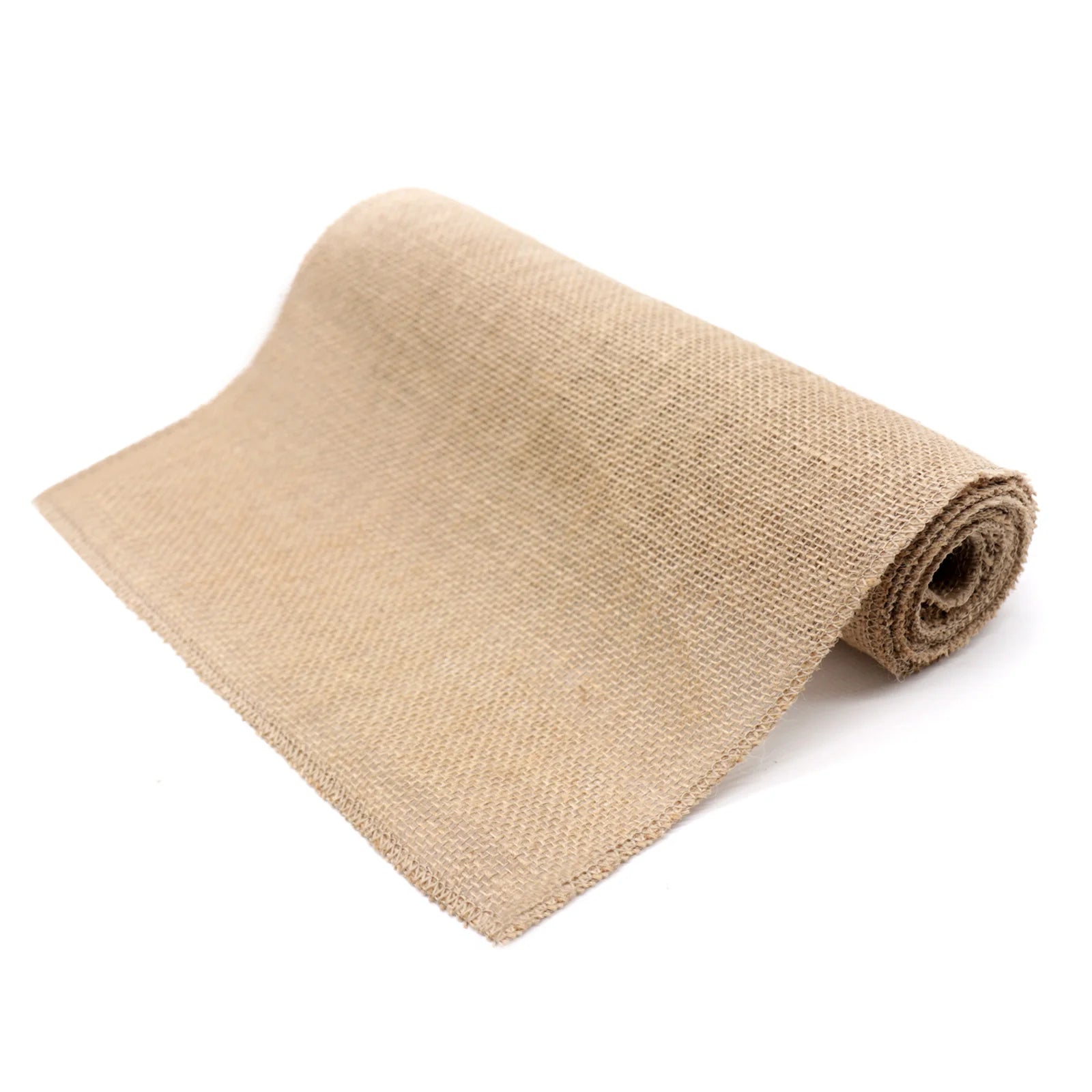 Vintage Natural Jute Linen Table Runner