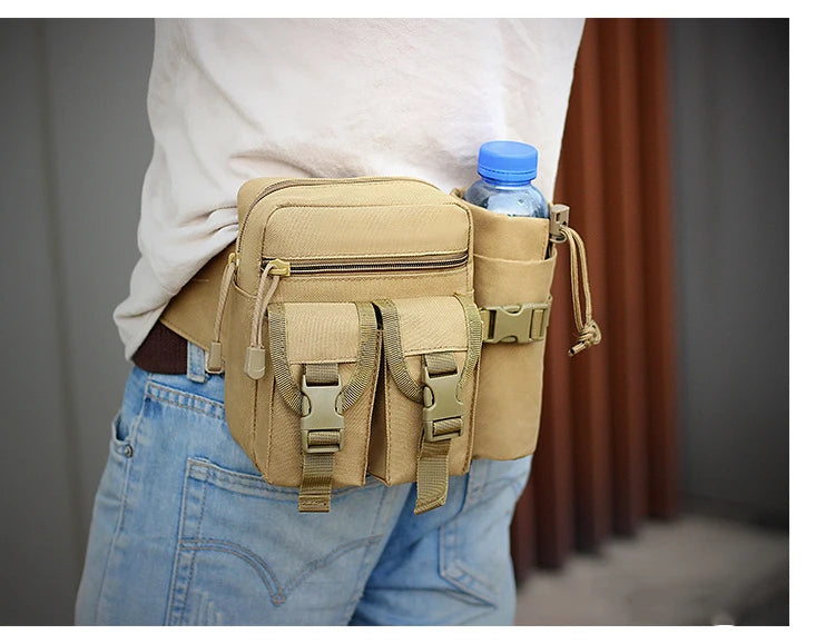 Tactical Nylon Waist Pack Hiking Vintage Bag