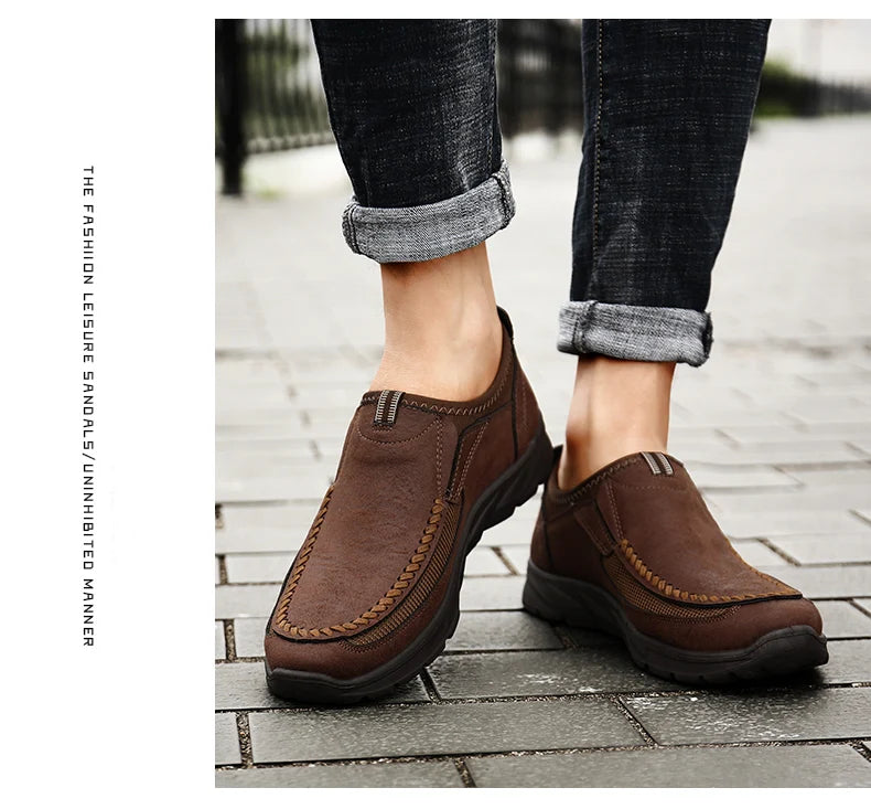 Vintage Breathable Loafers Shoes