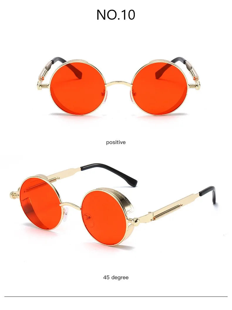 Vintage Steampunk Sunglasses Men Women