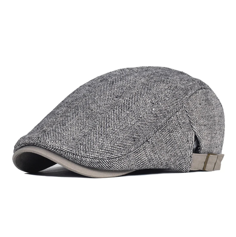 Men's Winter Wool Vintage Newsboy Cap