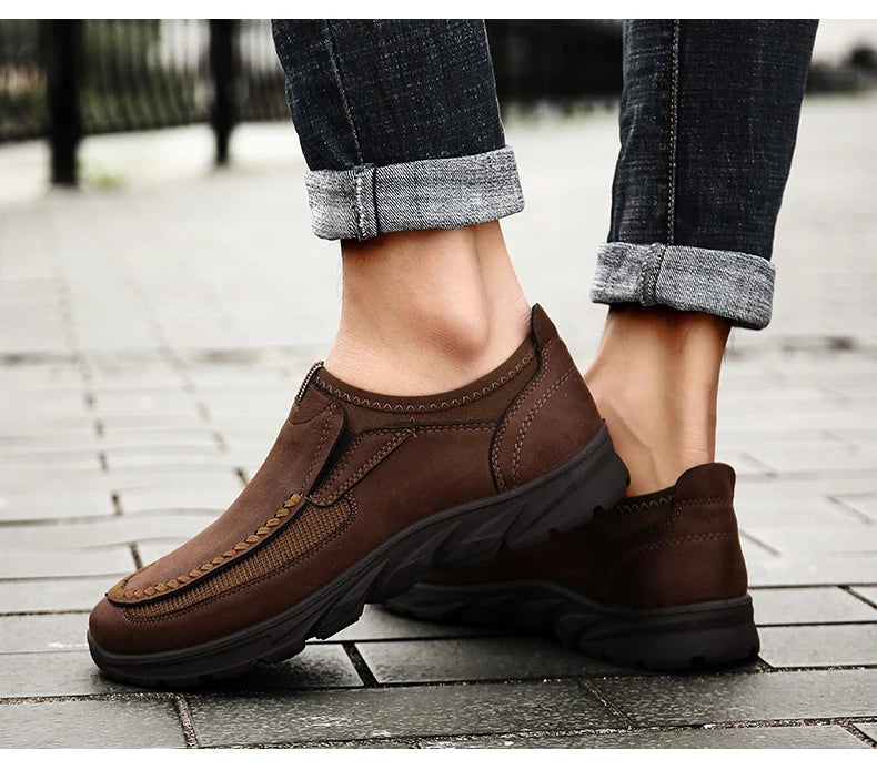 Vintage Breathable Loafers Shoes