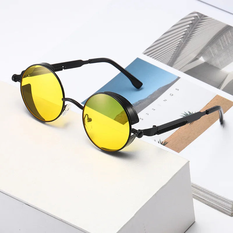 Vintage Steampunk Sunglasses Men Women