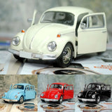 Vintage Beetle Diecast Pull Back Car