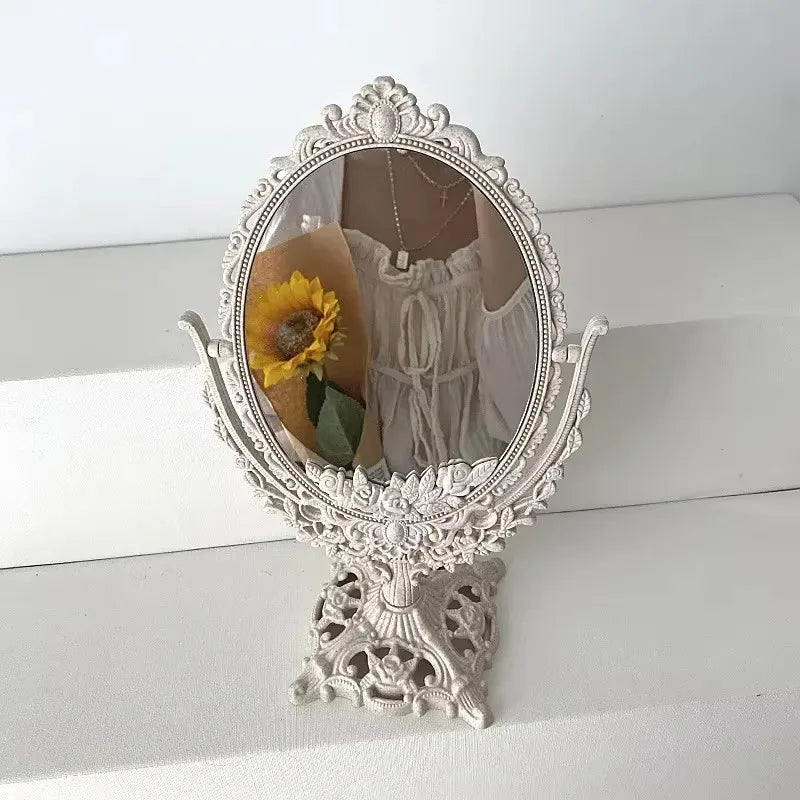 Vintage European Style Makeup Mirror