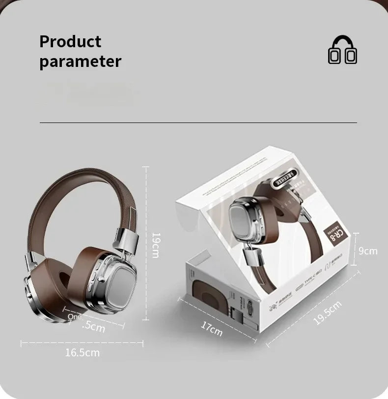 Vintage Retro Bluetooth 5.3 DJ Headphones