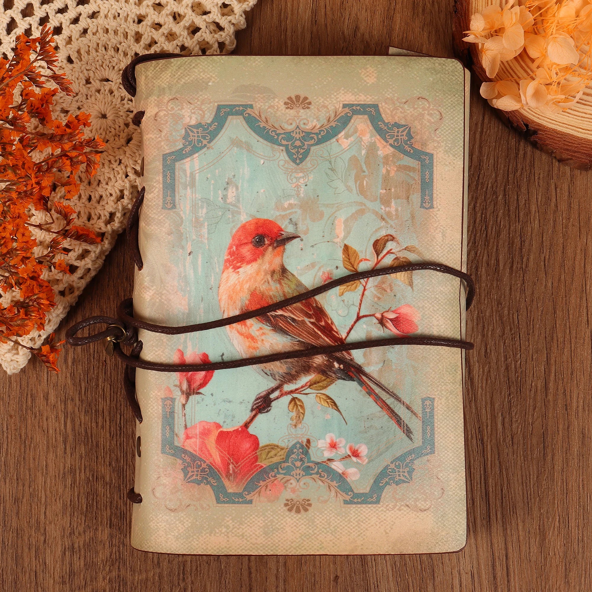 Vintage Waterproof Cowhide Writable Journal Storage Notebook