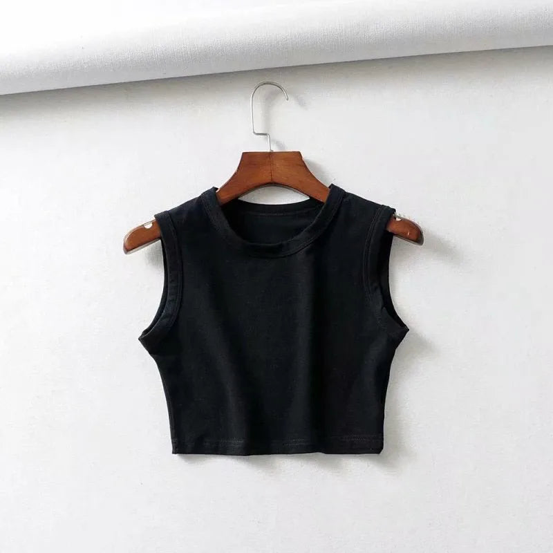 Vintage 2024 Women’s Biker Punk Crop Top