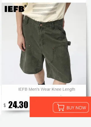 Vintage Loose Men's Summer Denim Shorts